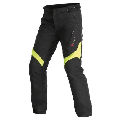 Dainese TEMPEST D-DRY LADY dámské kalhoty černé/fluo-žluté vel.40